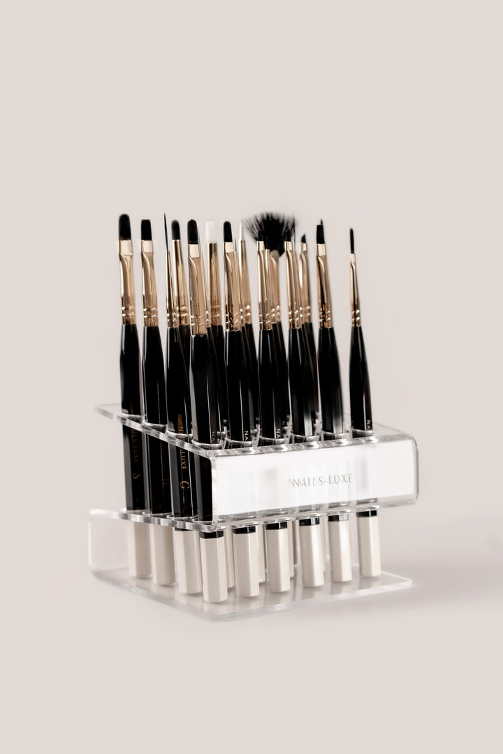 Large Brush Stand Clear