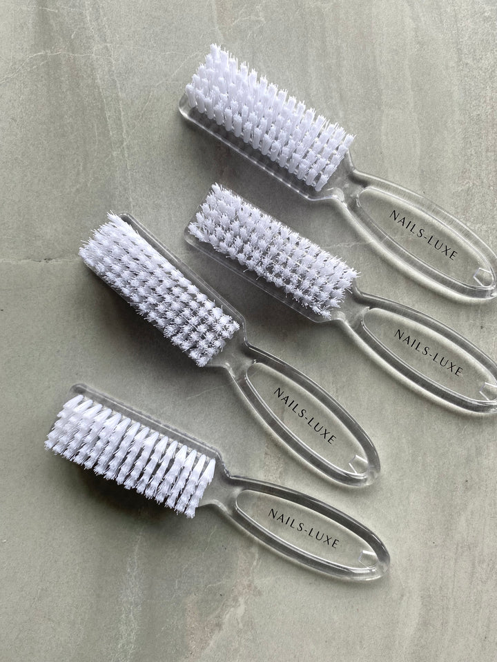 Manicure Scrub Brushes White X4
