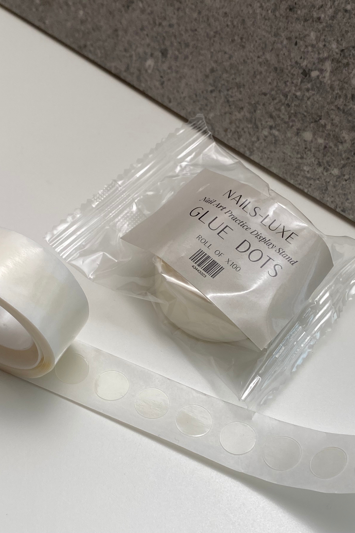 GLUE DOTS - For Nail Practice Display Stand