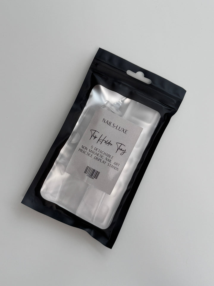 TIP HOLDER TRAY - 5 NAIL ART PRACTICE DISPLAY STANDS