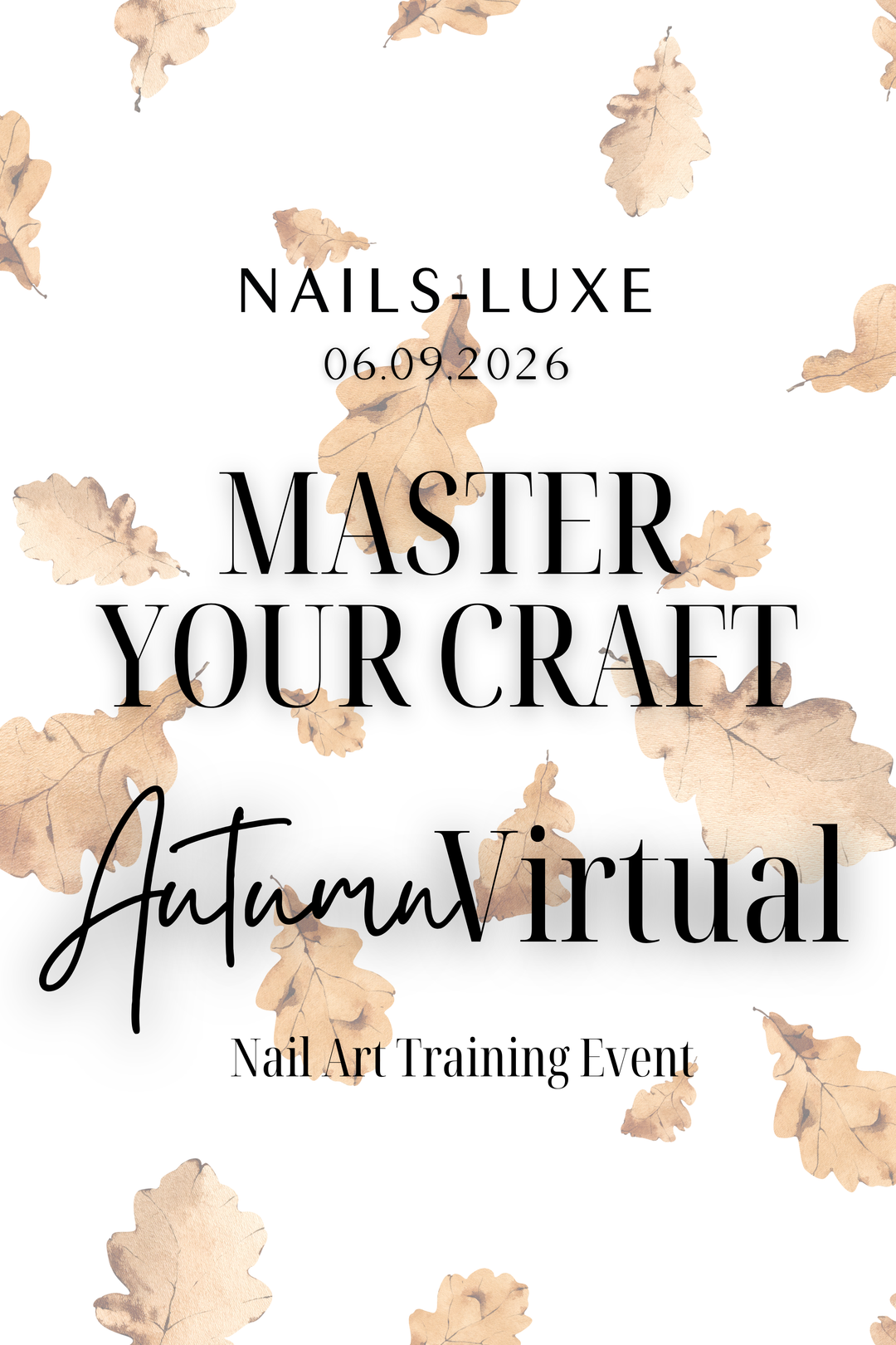 MASTER YOUR CRAFT - AUTUMN VIRTUAL EVENT