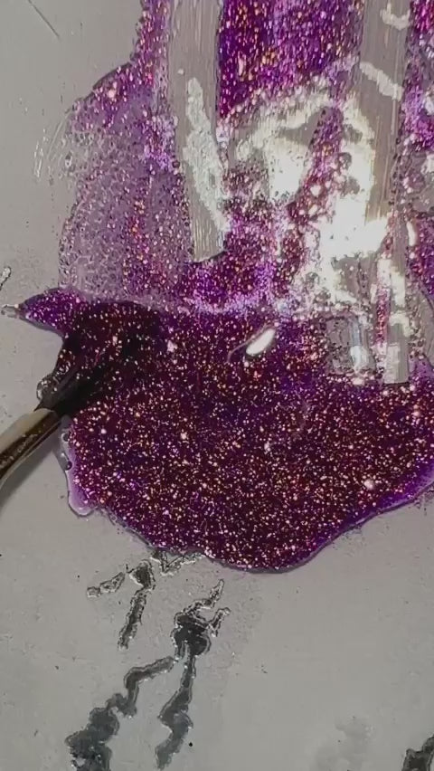 Purple Aura Flash Glitter