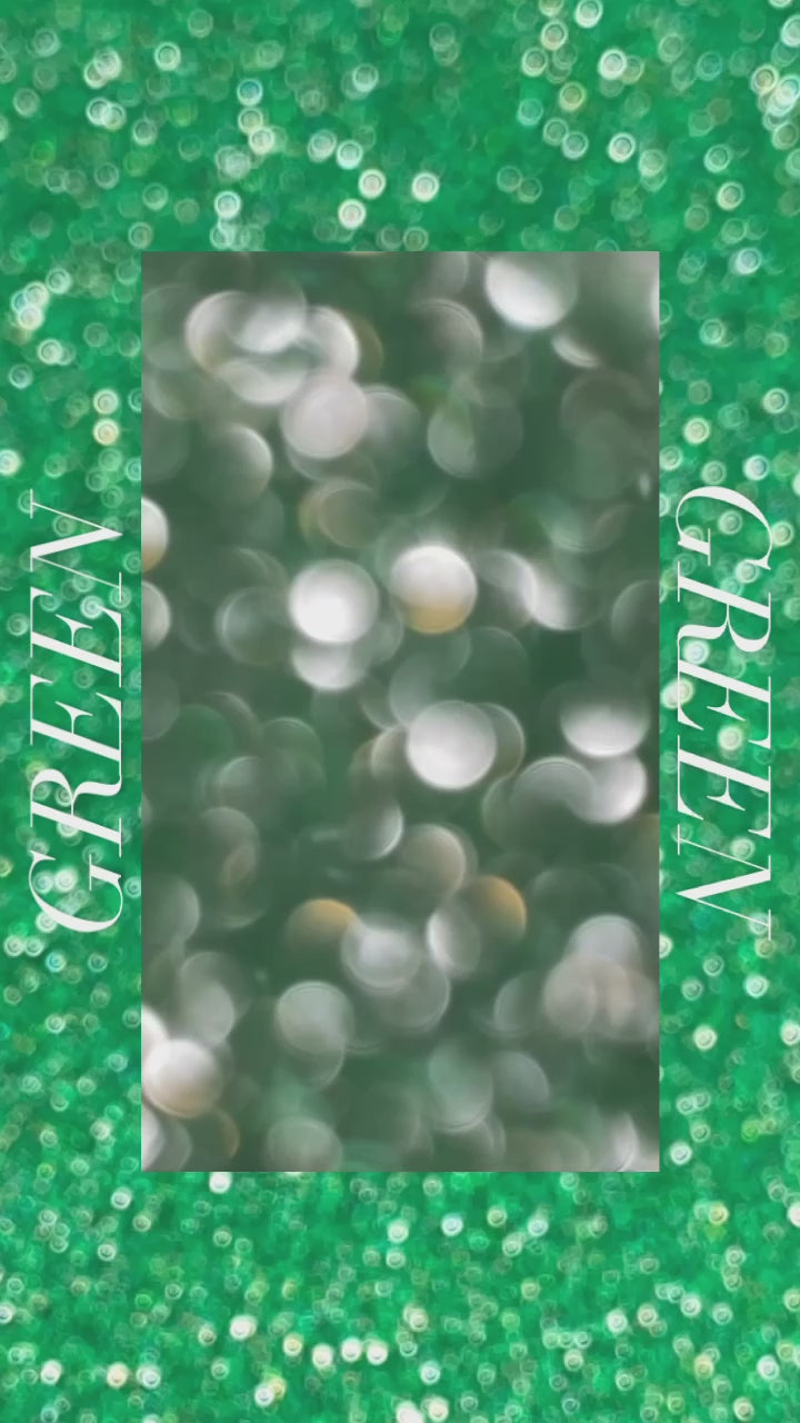 Green Aura Flash Glitter