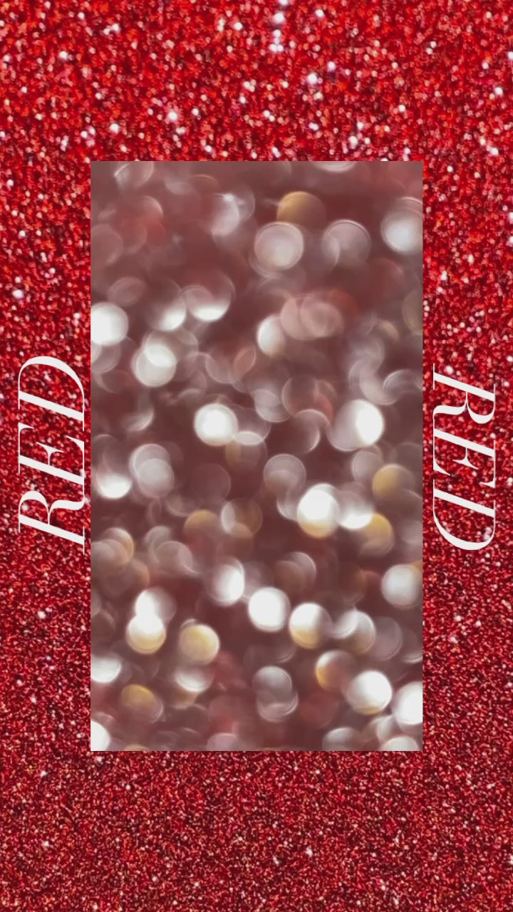 Red Aura Flash Glitter
