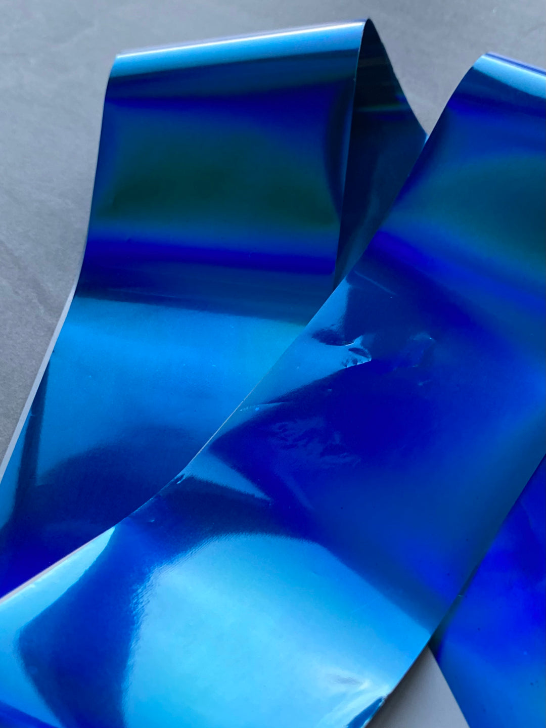 Holographic Azure Blue Foil