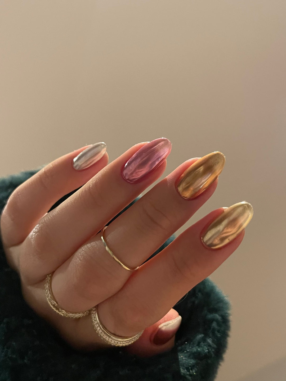  Chrome Palette Nails