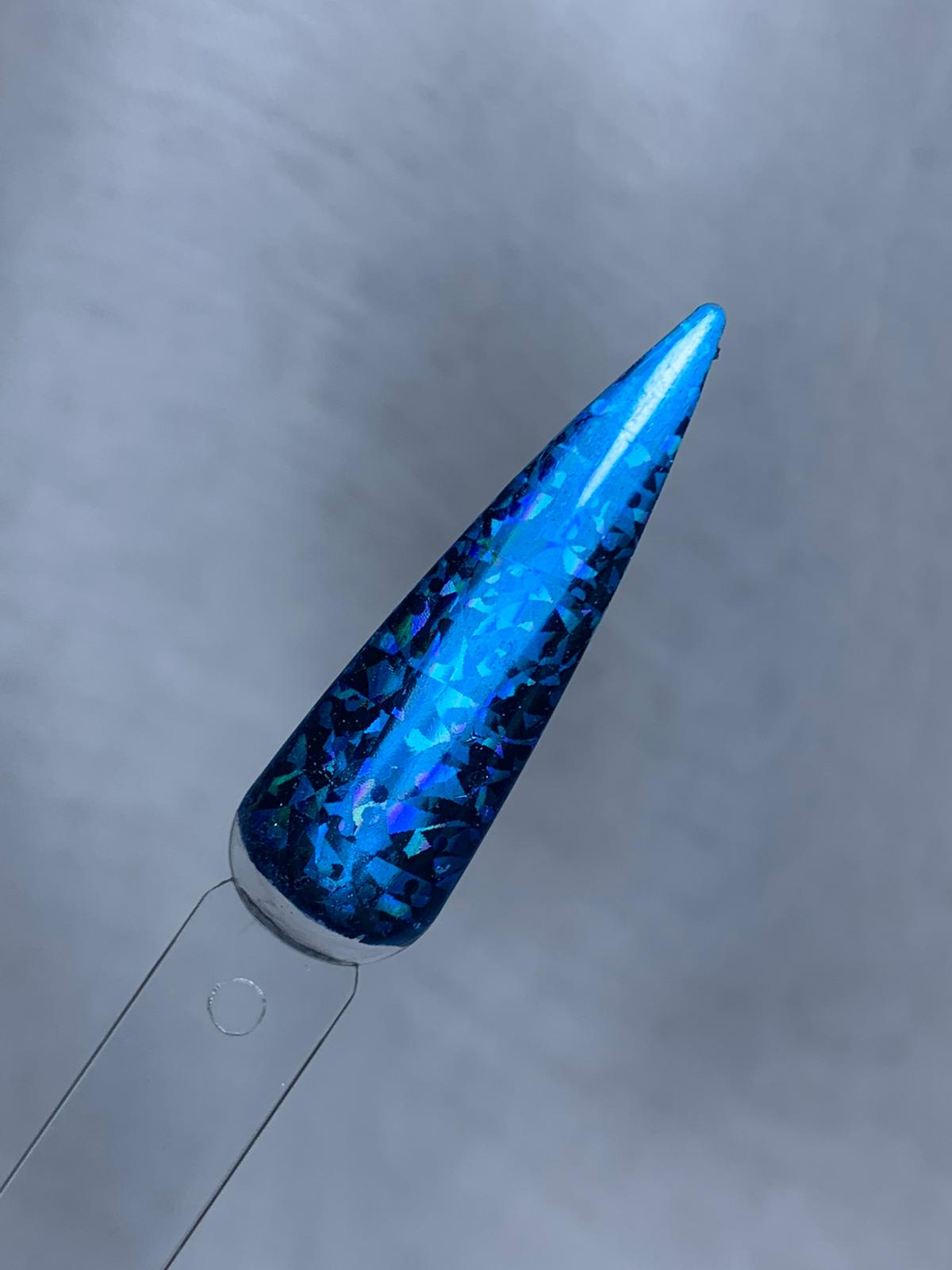 Shattered Azure Blue Foil – NAILS-LUXE